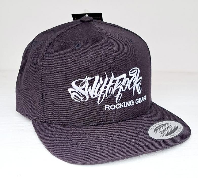 Rocking Gear Snapback Logo Cap Schwarz / Black